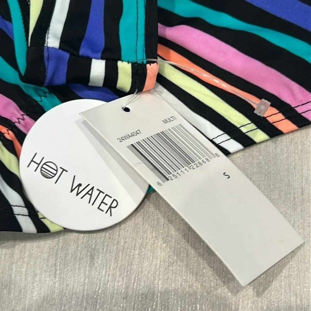 Hot Water mulit stripe swim bikini bottoms size small